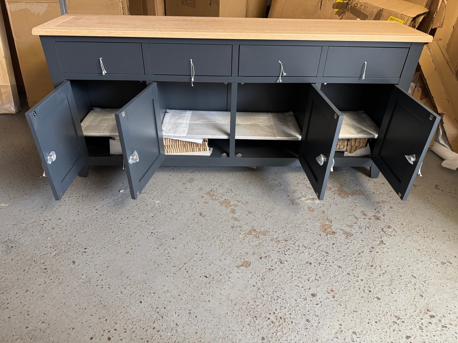 CHESTER CHARCOAL
Extra Large Sideboard Quality Furniture Clearance Ltd