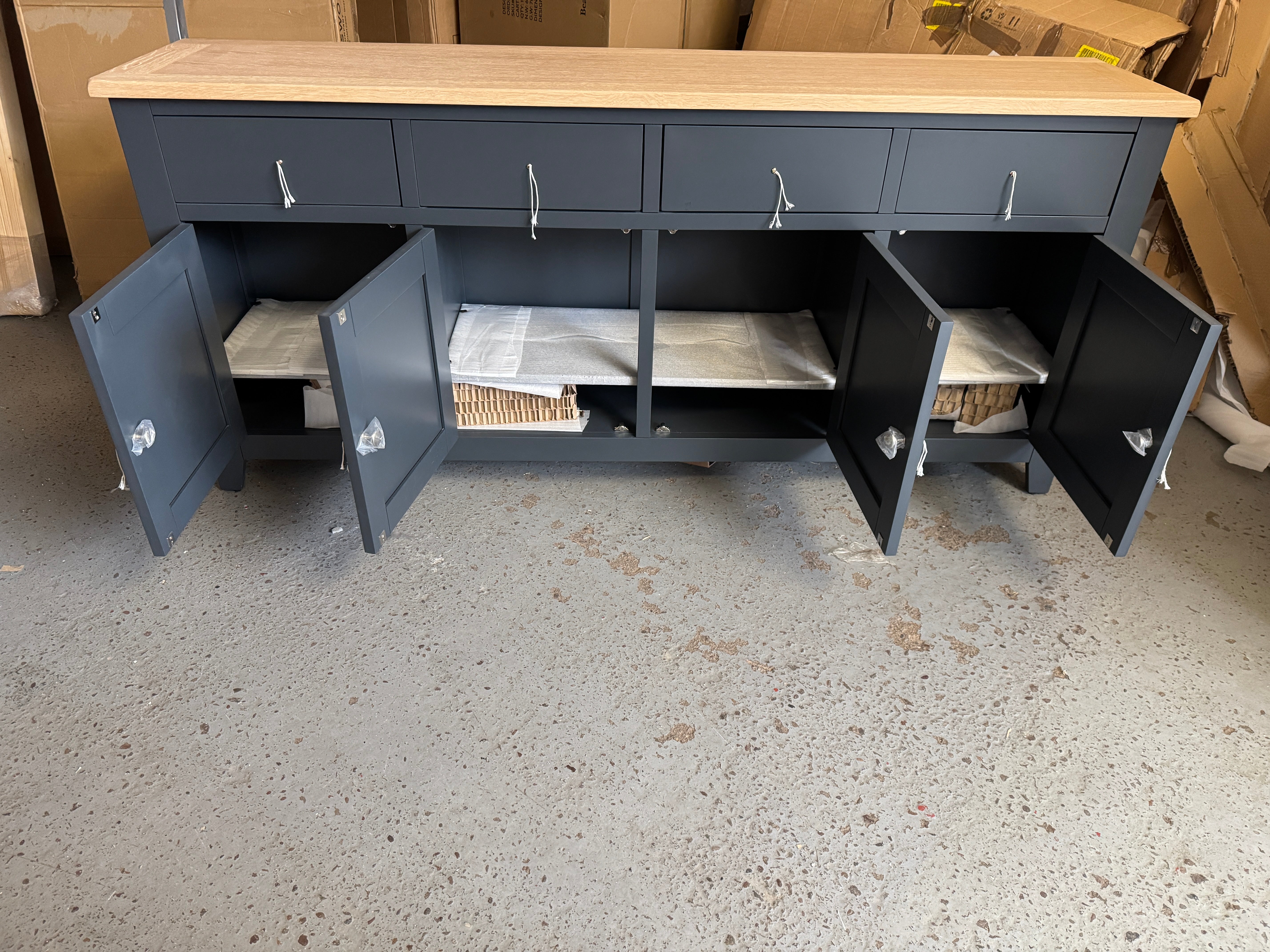 CHESTER CHARCOAL
Extra Large Sideboard Quality Furniture Clearance Ltd