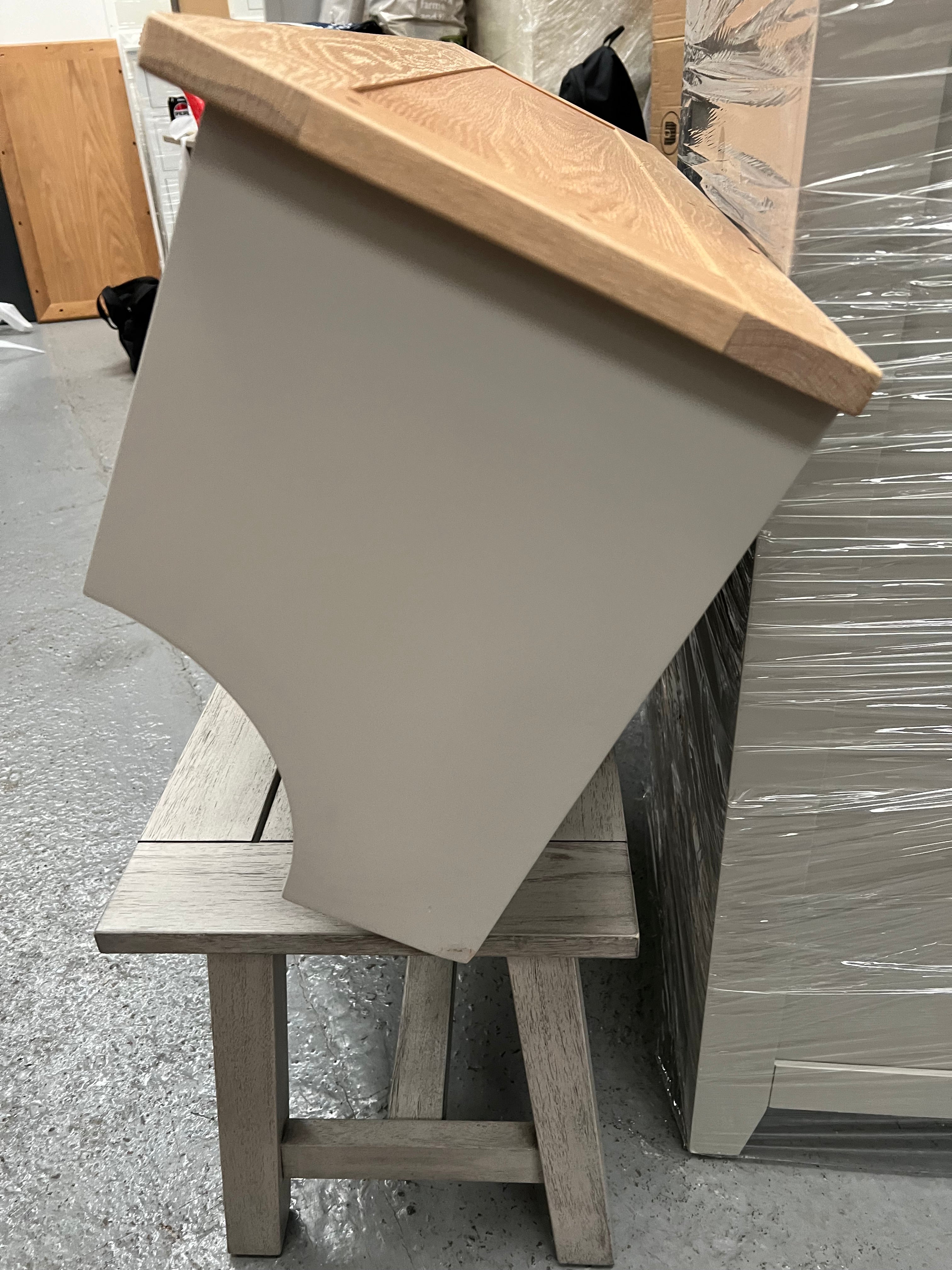 CHESTER DOVE GREY
Storage Shelf and Hooks Quality Furniture Clearance Ltd