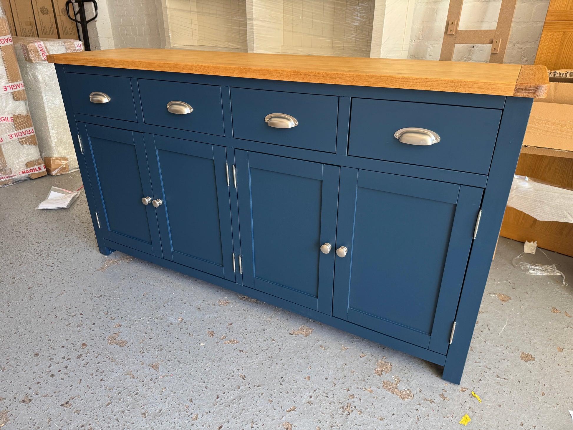 SUSSEX MIDNIGHT BLUE Extra Large Sideboard furniture delivered
