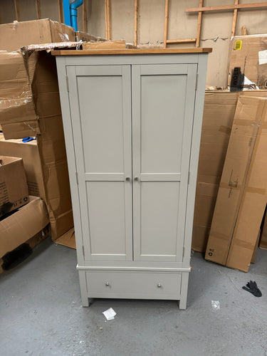 SIMPLY COTSWOLD PEBBLE GREY Double Wardrobe Quality Furniture Clearance Ltd