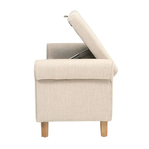 SHERBORNE
Winged Ottoman - Stone Linen Quality Furniture Clearance Ltd
