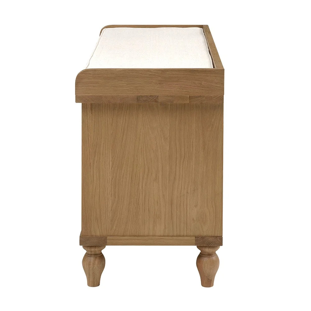 ELKSTONE MELLOW OAK
Extra Large Shoe Bench Quality Furniture Clearance Ltd