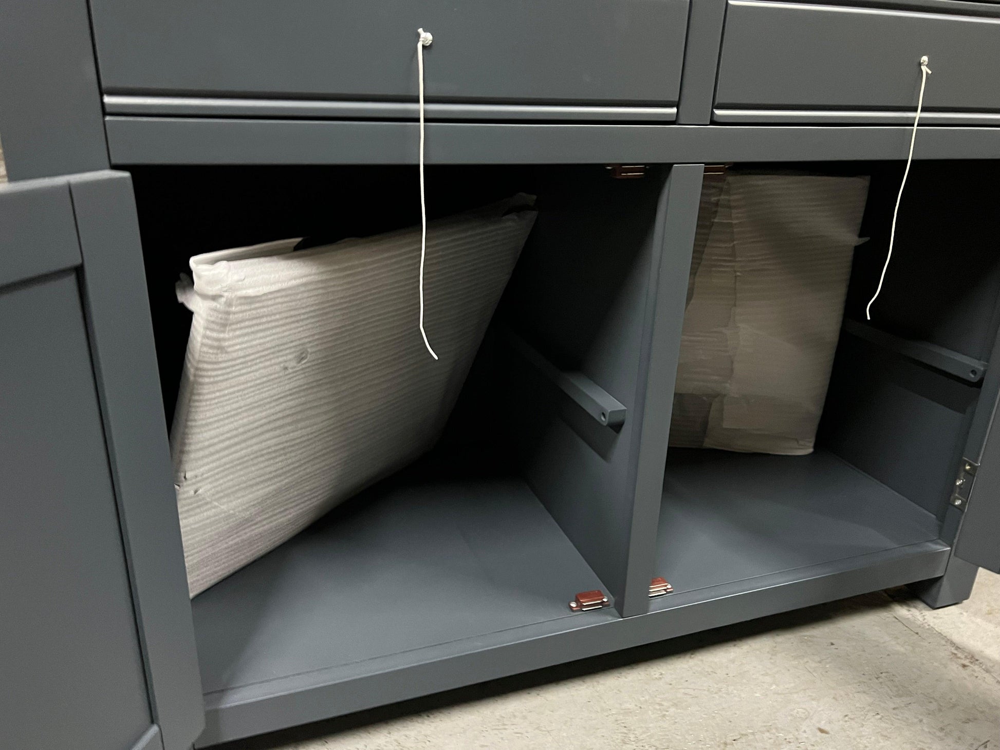 Chalford Inky Blue Cupboard Quality Furniture Clearance Ltd