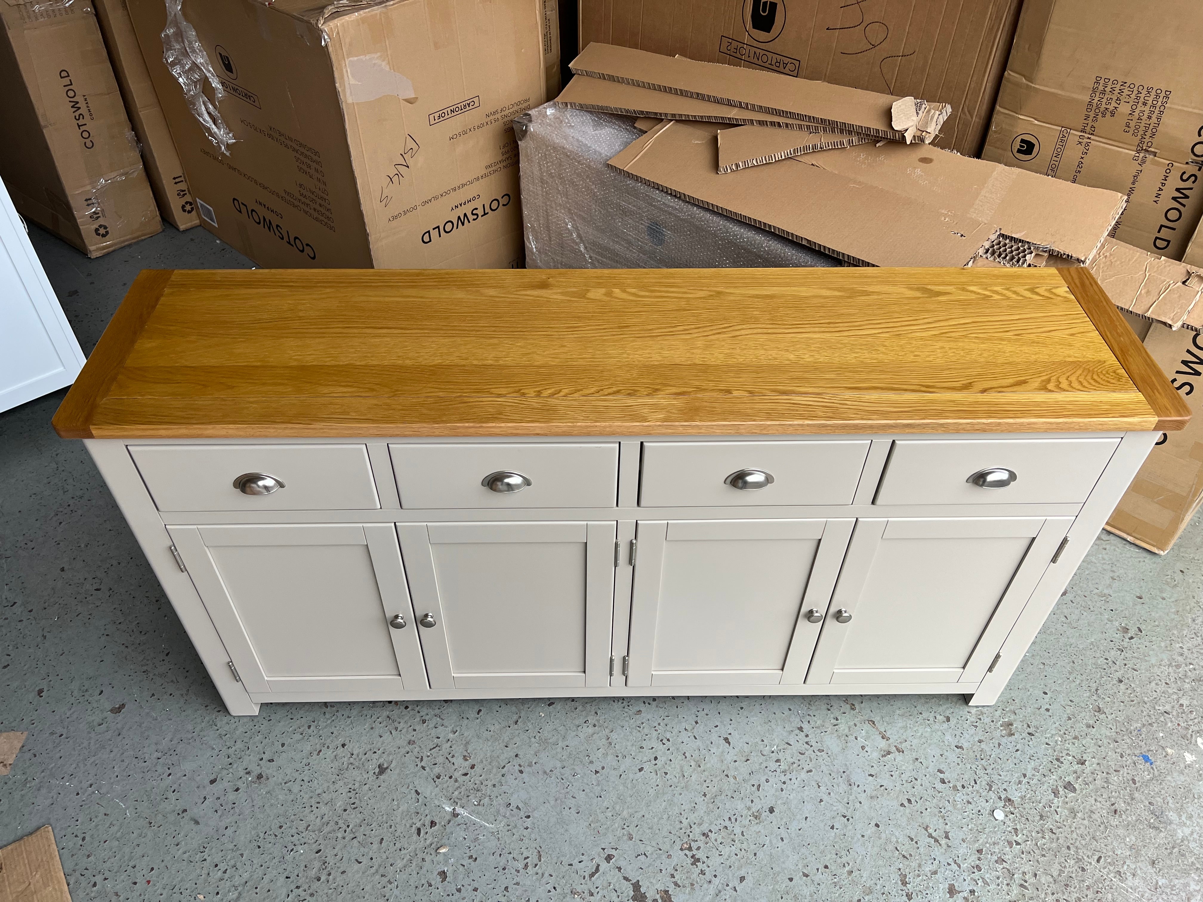 LUNDY STONE
Extra Large Sideboard Quality Furniture Clearance Ltd