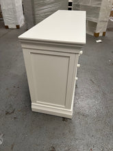 Load image into Gallery viewer, Chantilly Warm White 3 over 4 Drawer Chest furniture delivered
