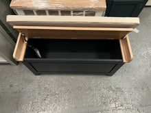Load image into Gallery viewer, Chester Charcoal Large Shoe Storage Trunk and Bench furniture delivered
