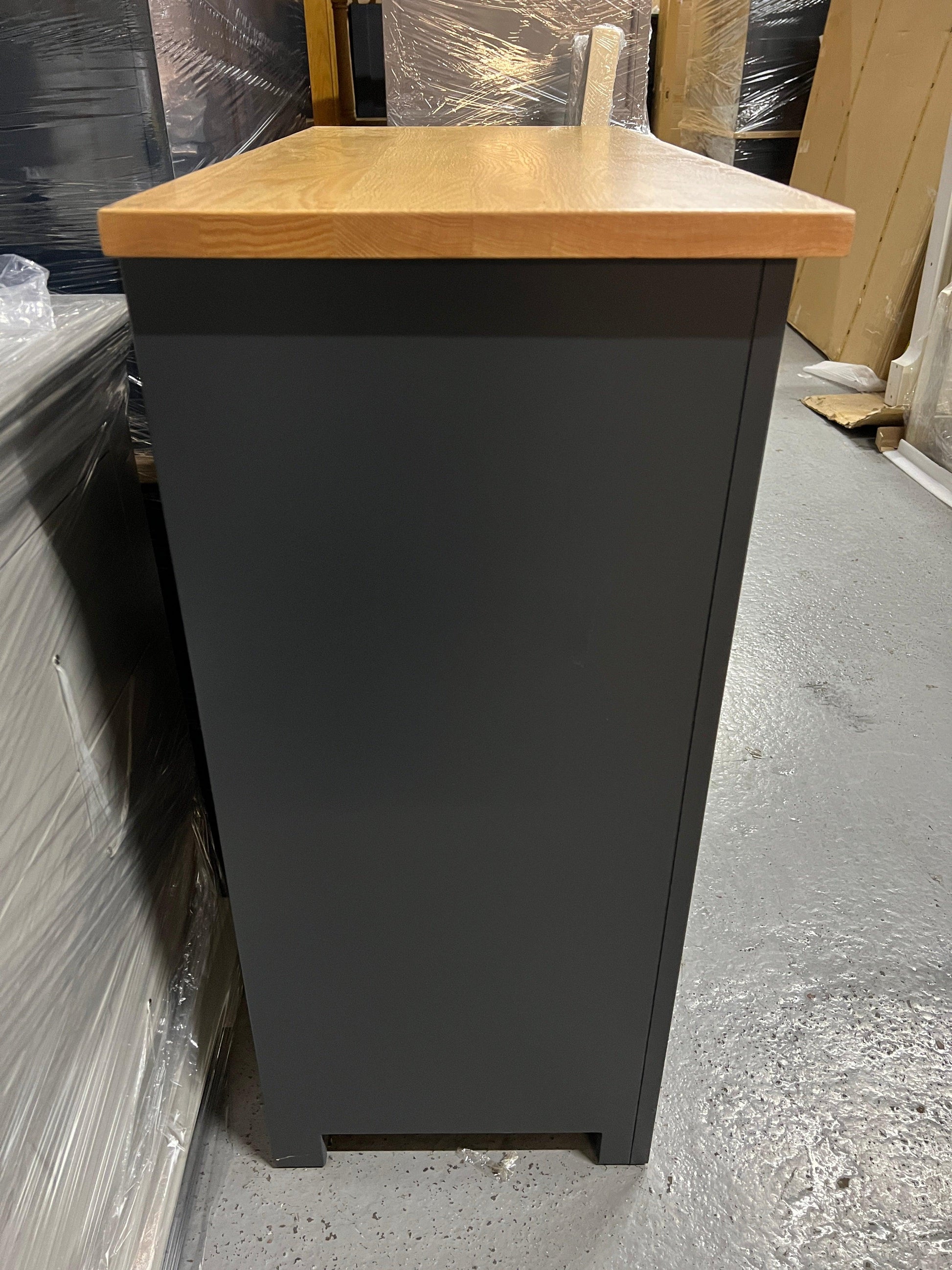 Charcoal 4 Drawer Chest furniture delivered