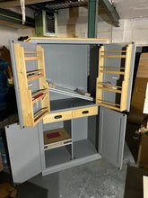 Load image into Gallery viewer, Painswick Storm Grey Double Farmhouse Larder furniture delivered
