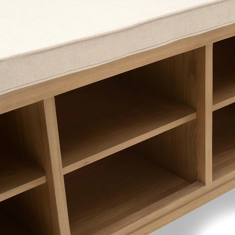 ELKSTONE MELLOW OAK
Extra Large Shoe Bench Quality Furniture Clearance Ltd