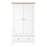 Chester Pure White Double Wardrobe furniture delivered