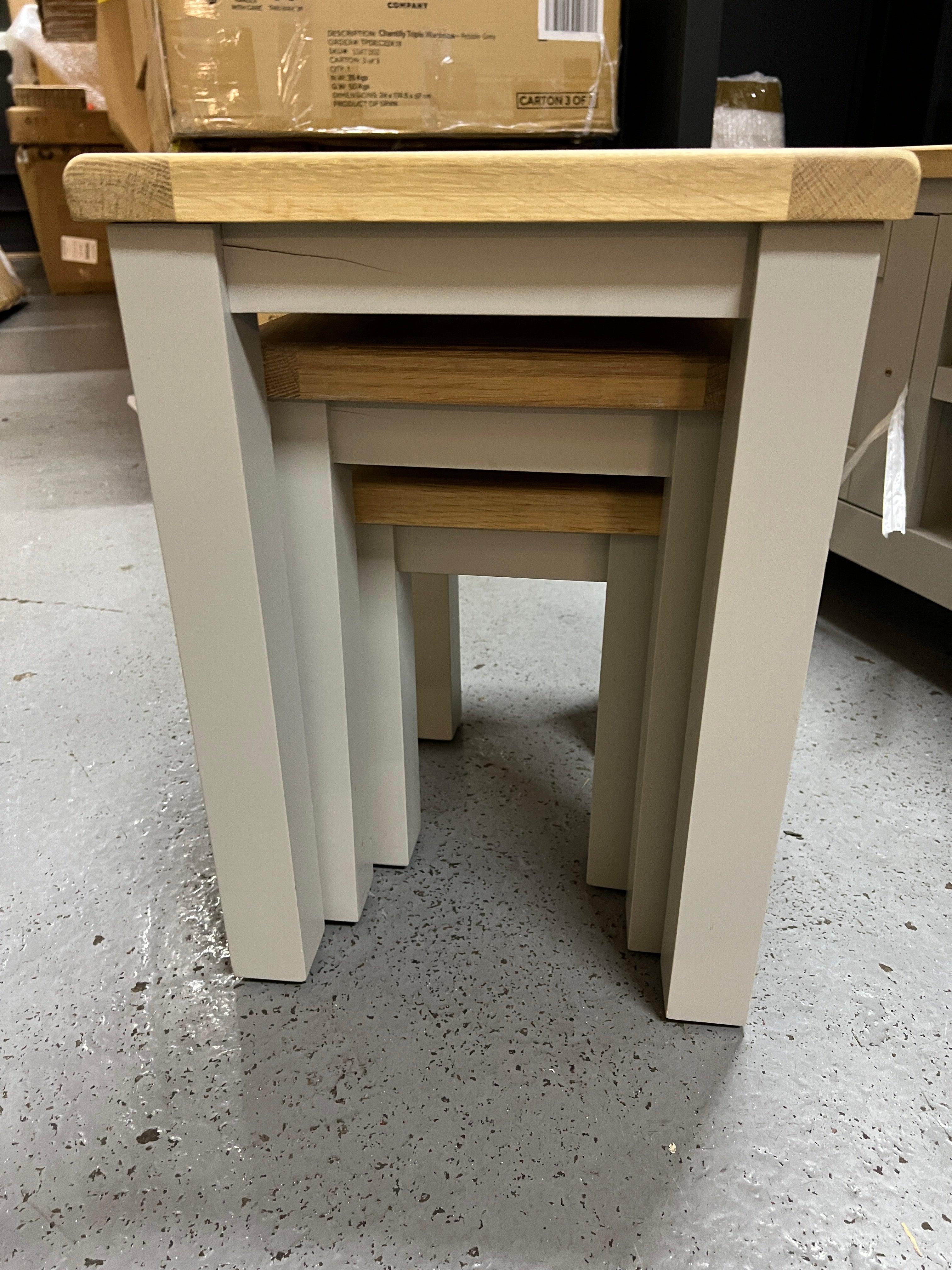 CHESTER DOVE GREY
Nest of Tables Quality Furniture Clearance Ltd
