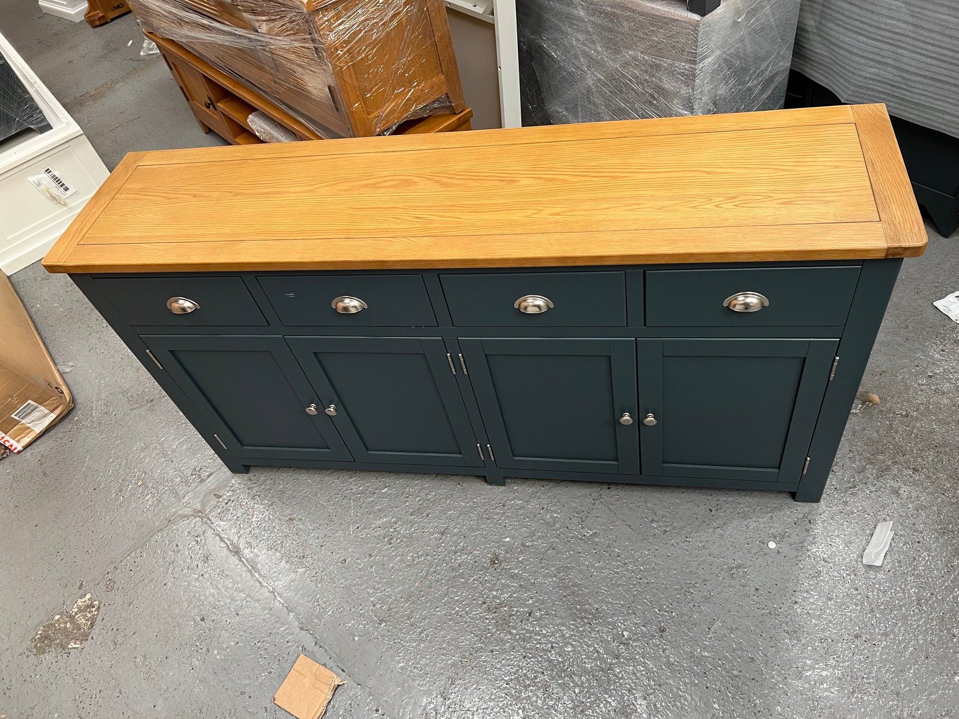 WESTCOTE INKY BLUE Extra Large Sideboard Quality Furniture Clearance Ltd