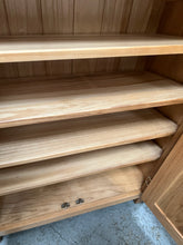 Load image into Gallery viewer, Oakland rustic oak large shoe cupboard Quality Furniture Clearance Ltd
