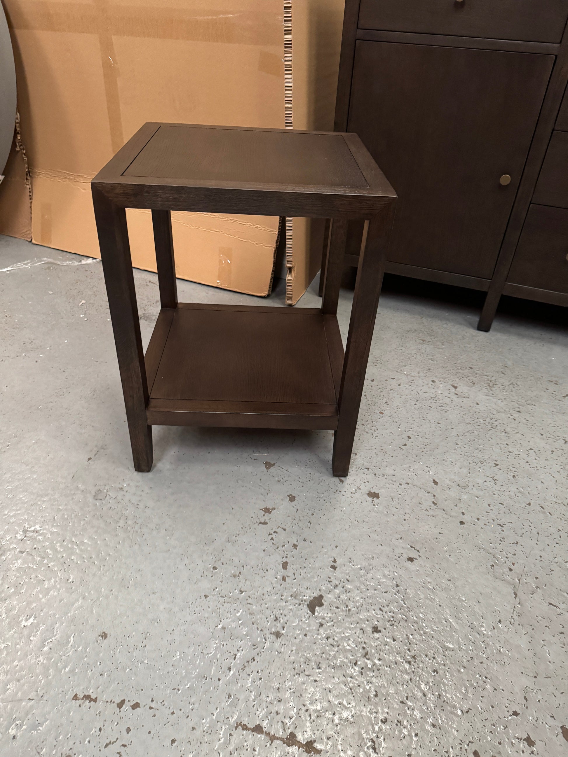 BLOCKLEY BROWN OAK Side table Quality Furniture Clearance Ltd