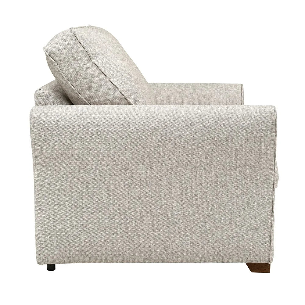 Fletcher - Sofa Bed Large 2 Seater - Natural - House Weave Quality Furniture Clearance Ltd