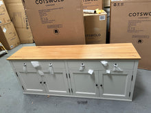 Load image into Gallery viewer, Elkstone Pale Grey Extra Large Sideboard Quality Furniture Clearance Ltd
