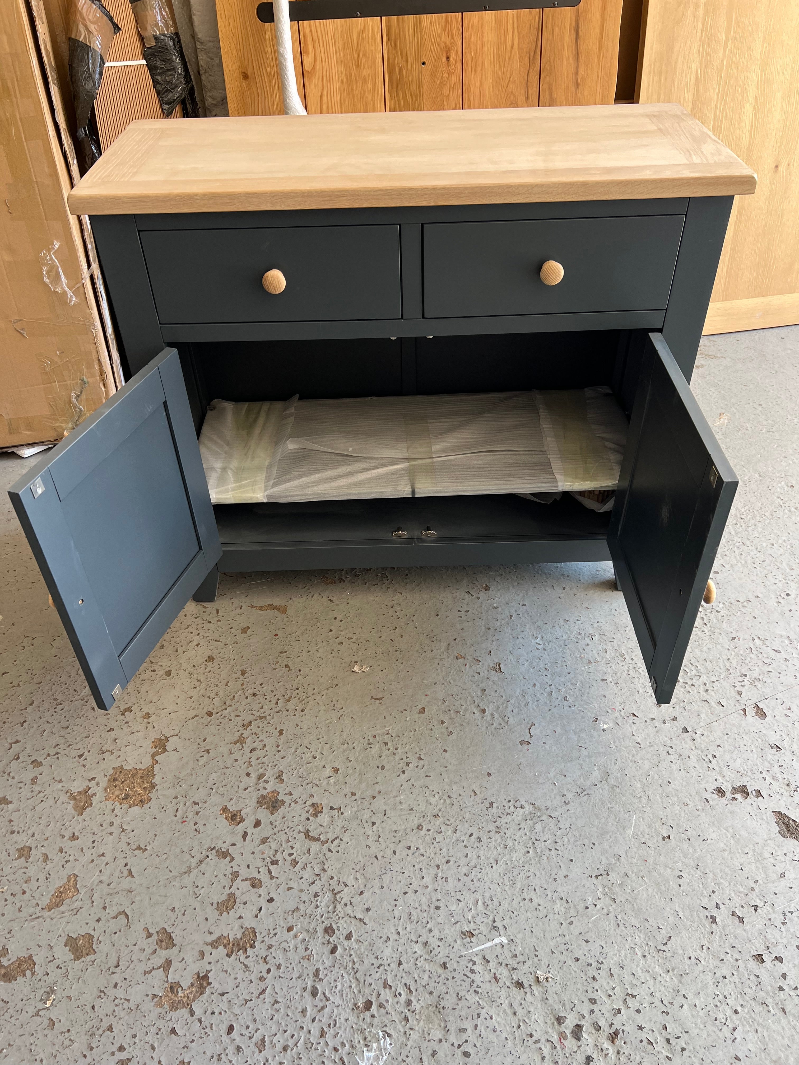 CHESTER CHARCOAL
Small Sideboard Quality Furniture Clearance Ltd