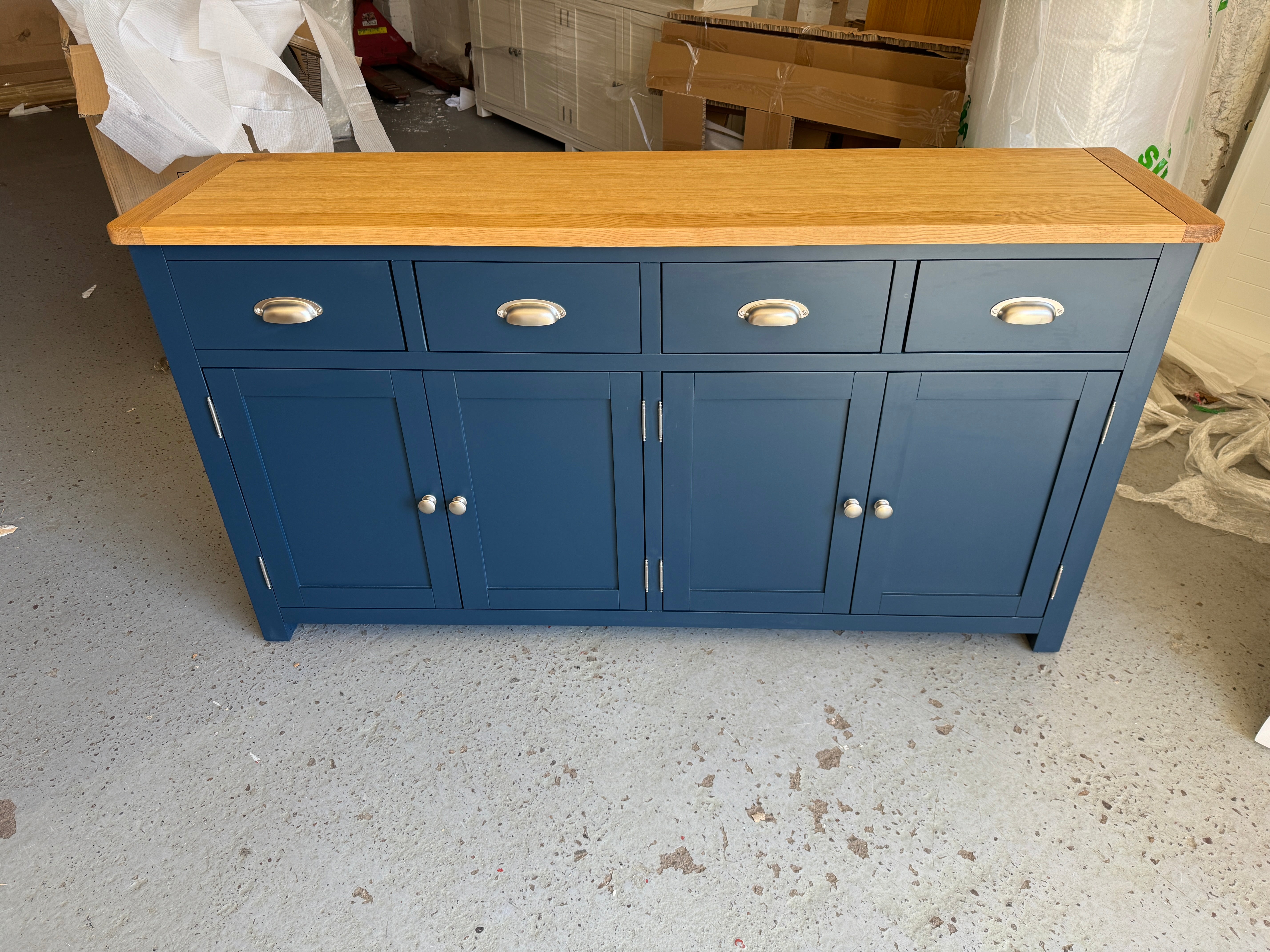 SUSSEX MIDNIGHT BLUE Extra Large Sideboard furniture delivered
