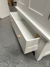 Load image into Gallery viewer, Chester Pure White Double Wardrobe furniture delivered
