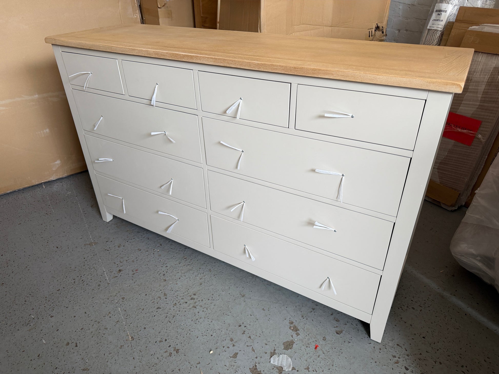 CHESTER LIMESTONE
10 Drawer Chest Quality Furniture Clearance Ltd
