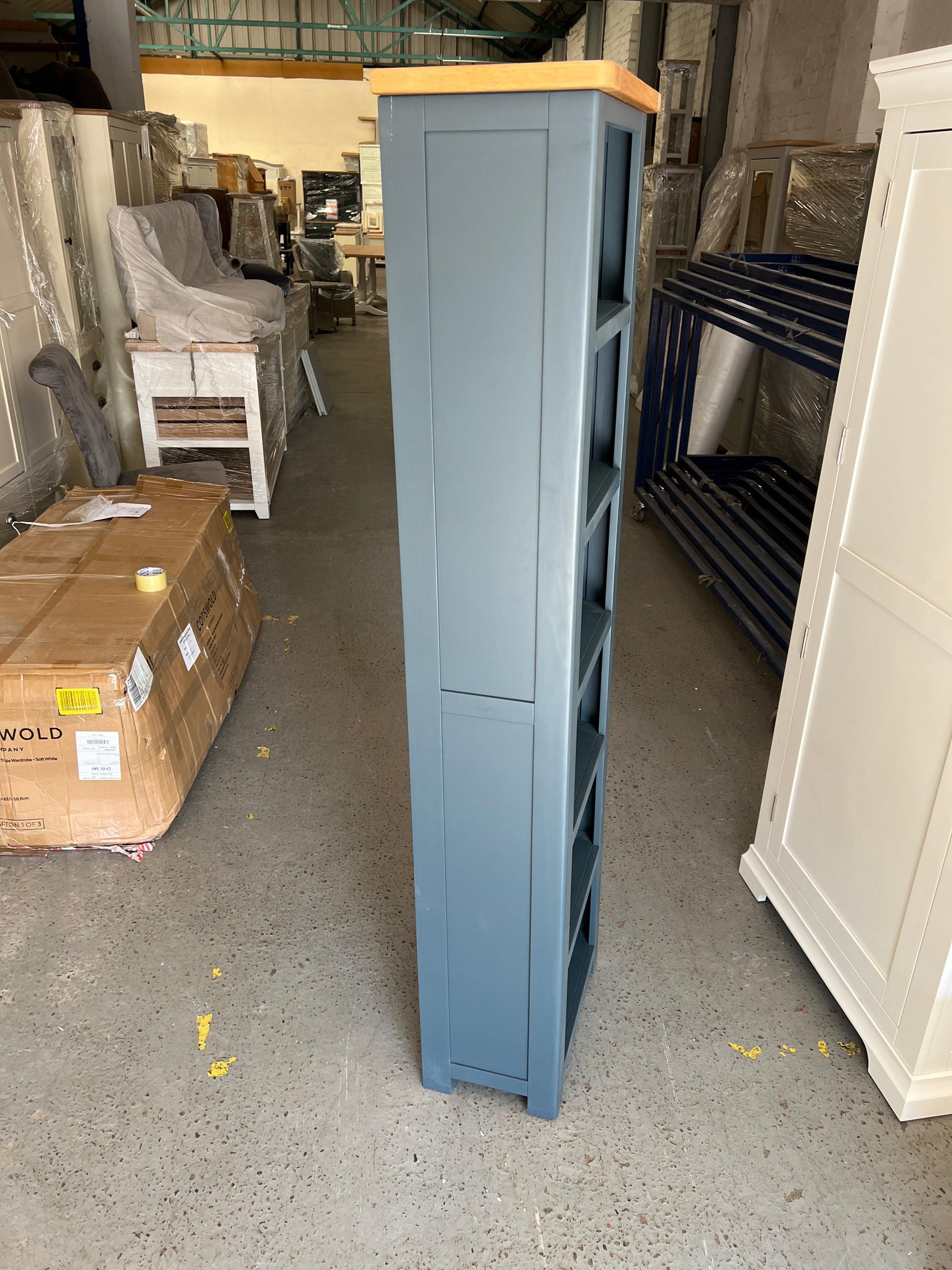 WESTCOTE INKY BLUE
Tall Slim Bookcase Quality Furniture Clearance Ltd