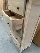 Load image into Gallery viewer, Camille Limewash Oak Tall 5 Drawer Chest Quality Furniture Clearance Ltd
