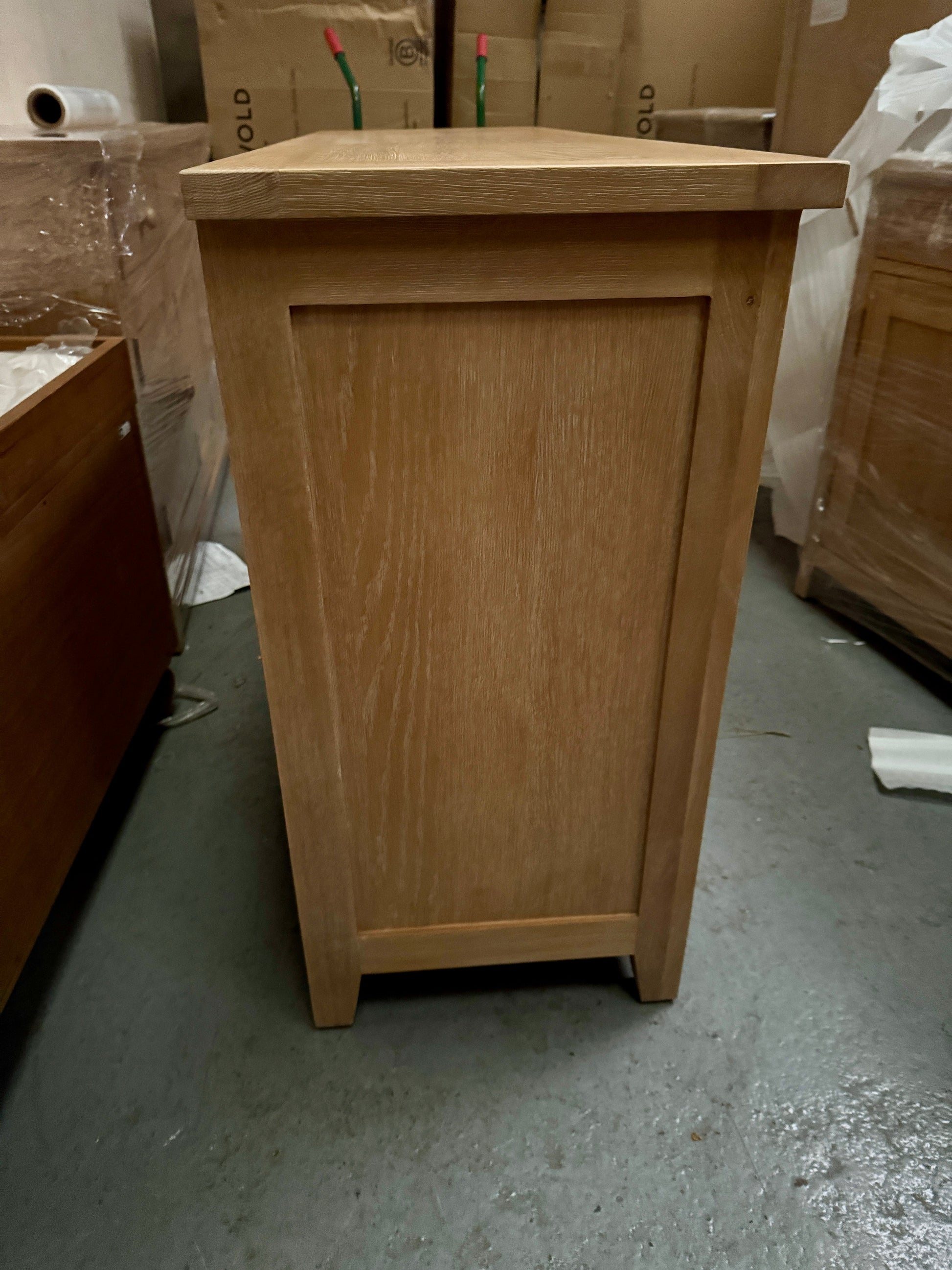 Inglesham Whitewash Oak Large Sideboard Quality Furniture Clearance Ltd