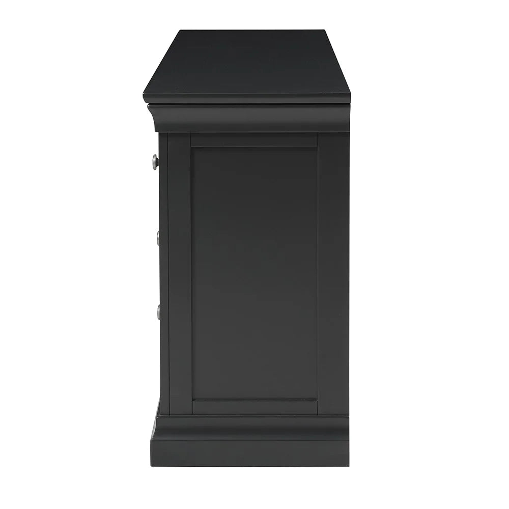CHANTILLY DUSKY BLACK
7 Drawer Wide Chest Quality Furniture Clearance Ltd