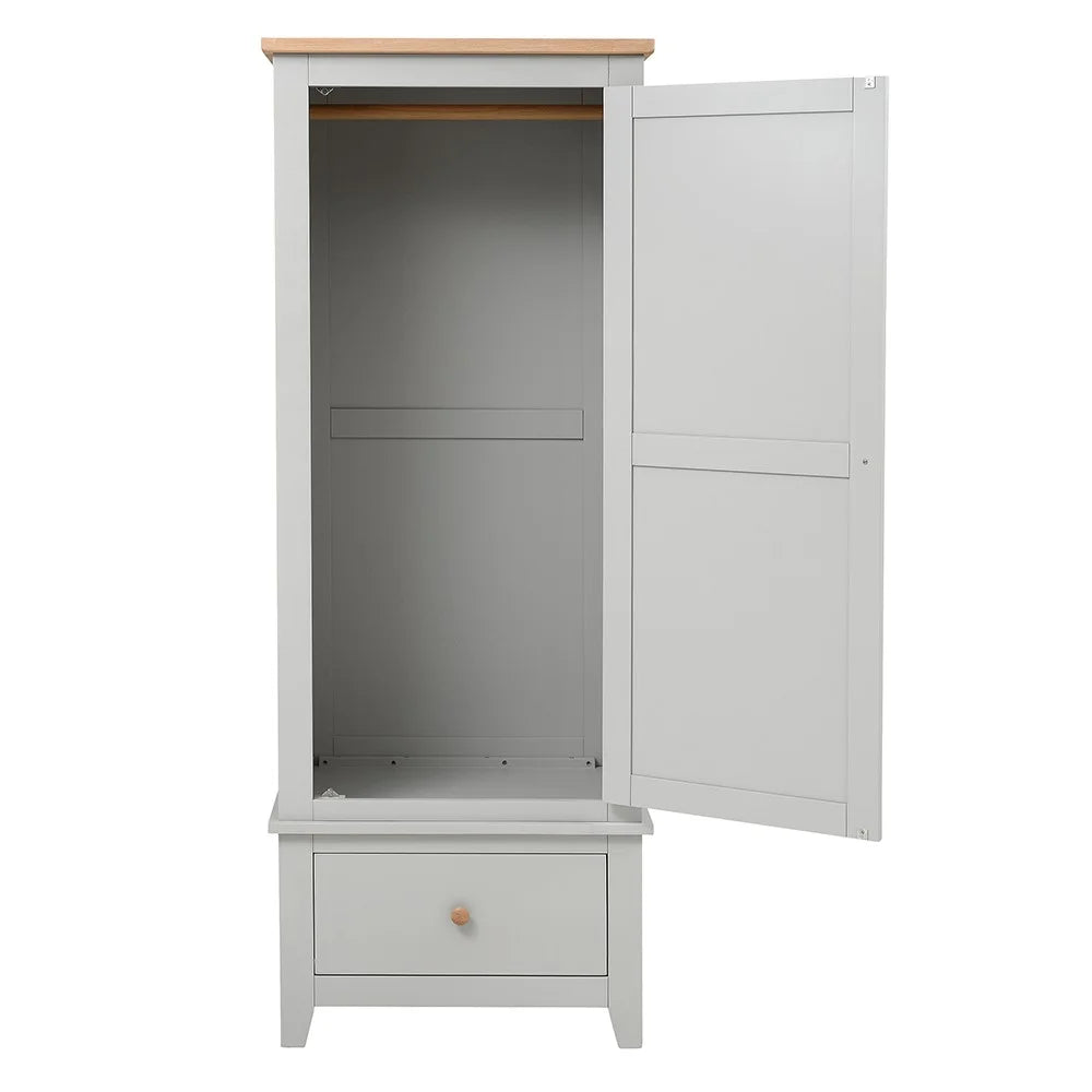 CHESTER DOVE GREY
Single Wardrobe Quality Furniture Clearance Ltd