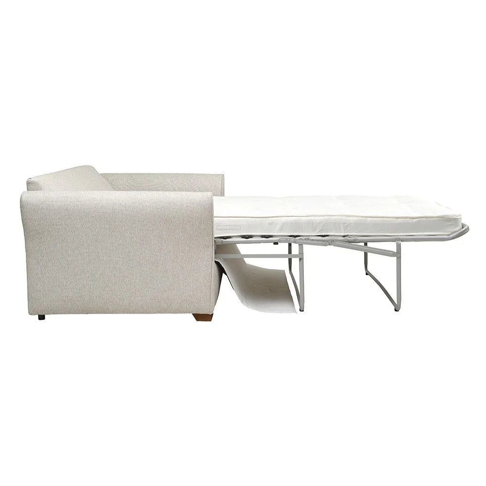 Fletcher - Sofa Bed Large 2 Seater - Natural - House Weave Quality Furniture Clearance Ltd