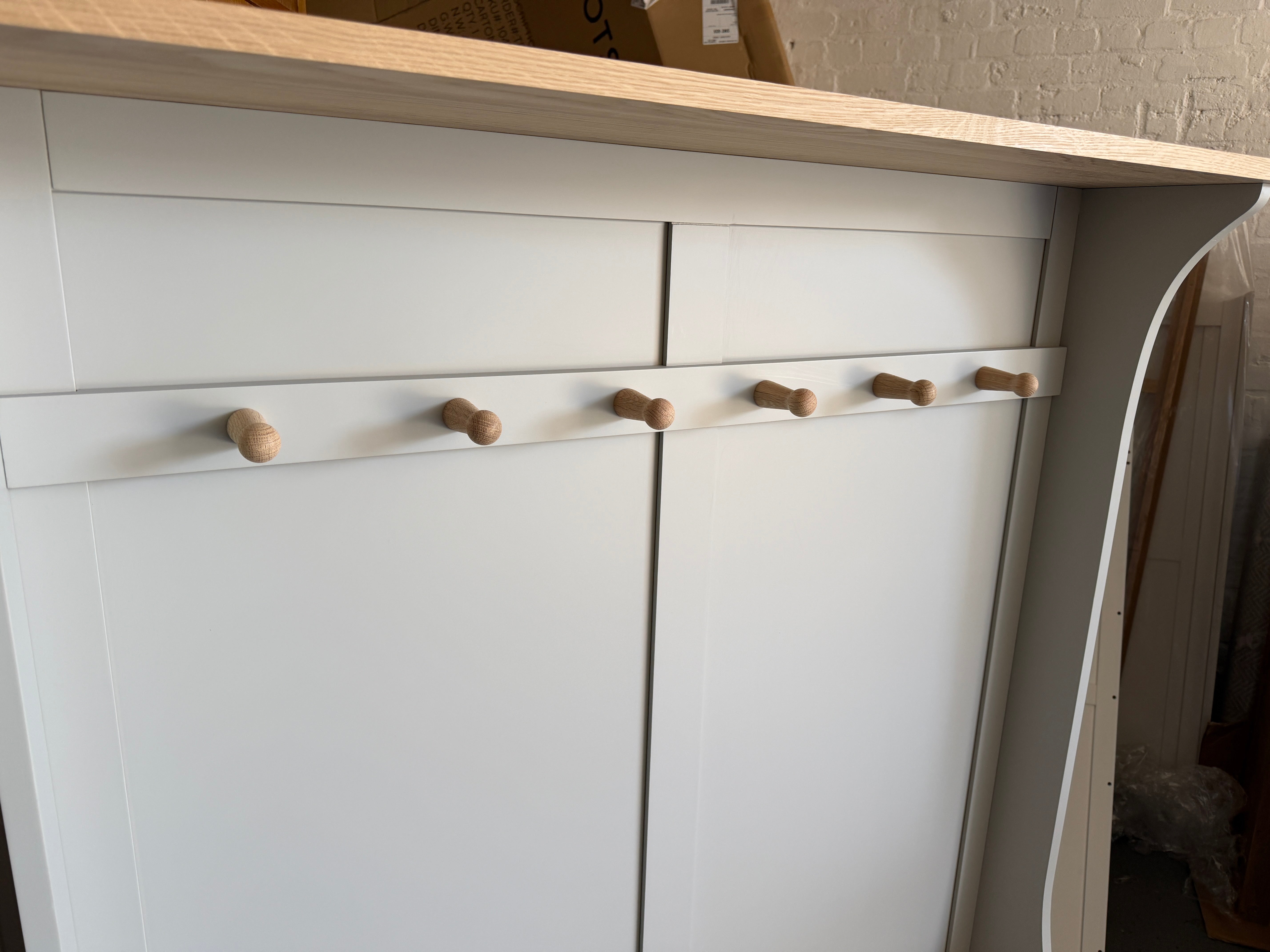 Chester Dove Grey Hallway Tidy Quality Furniture Clearance Ltd