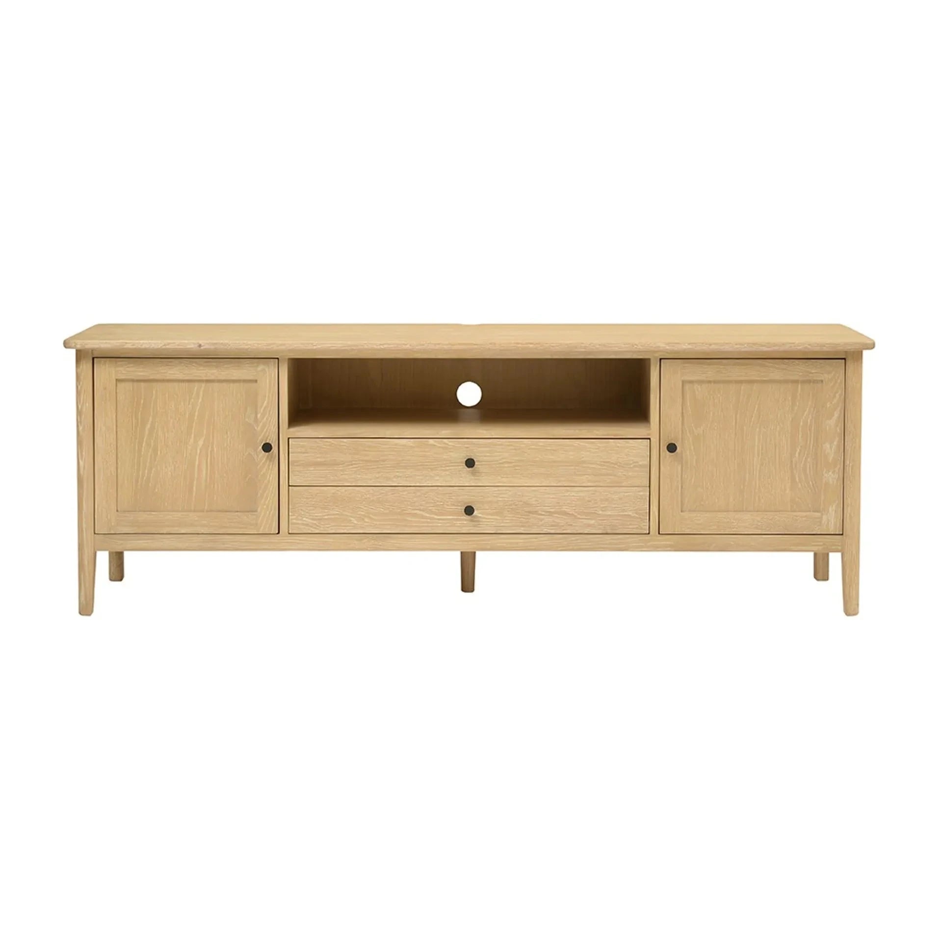 BERKELEY NORDIC OAK
Extra Large TV Unit 75" Quality Furniture Clearance Ltd