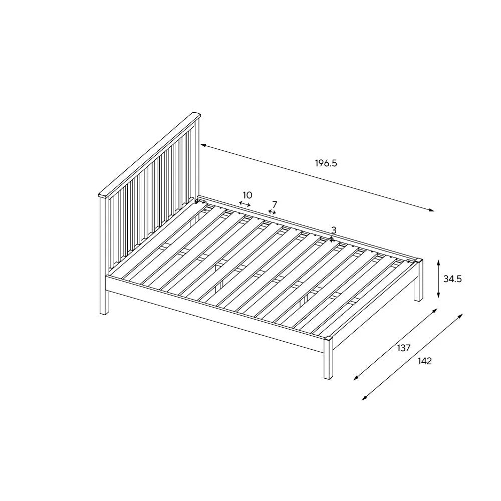 CHESTER PURE WHITE
Double Bed Quality Furniture Clearance Ltd