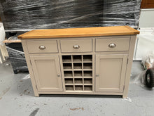 Load image into Gallery viewer, LUNDY STONE
Sideboard with Wine Rack Quality Furniture Clearance Ltd
