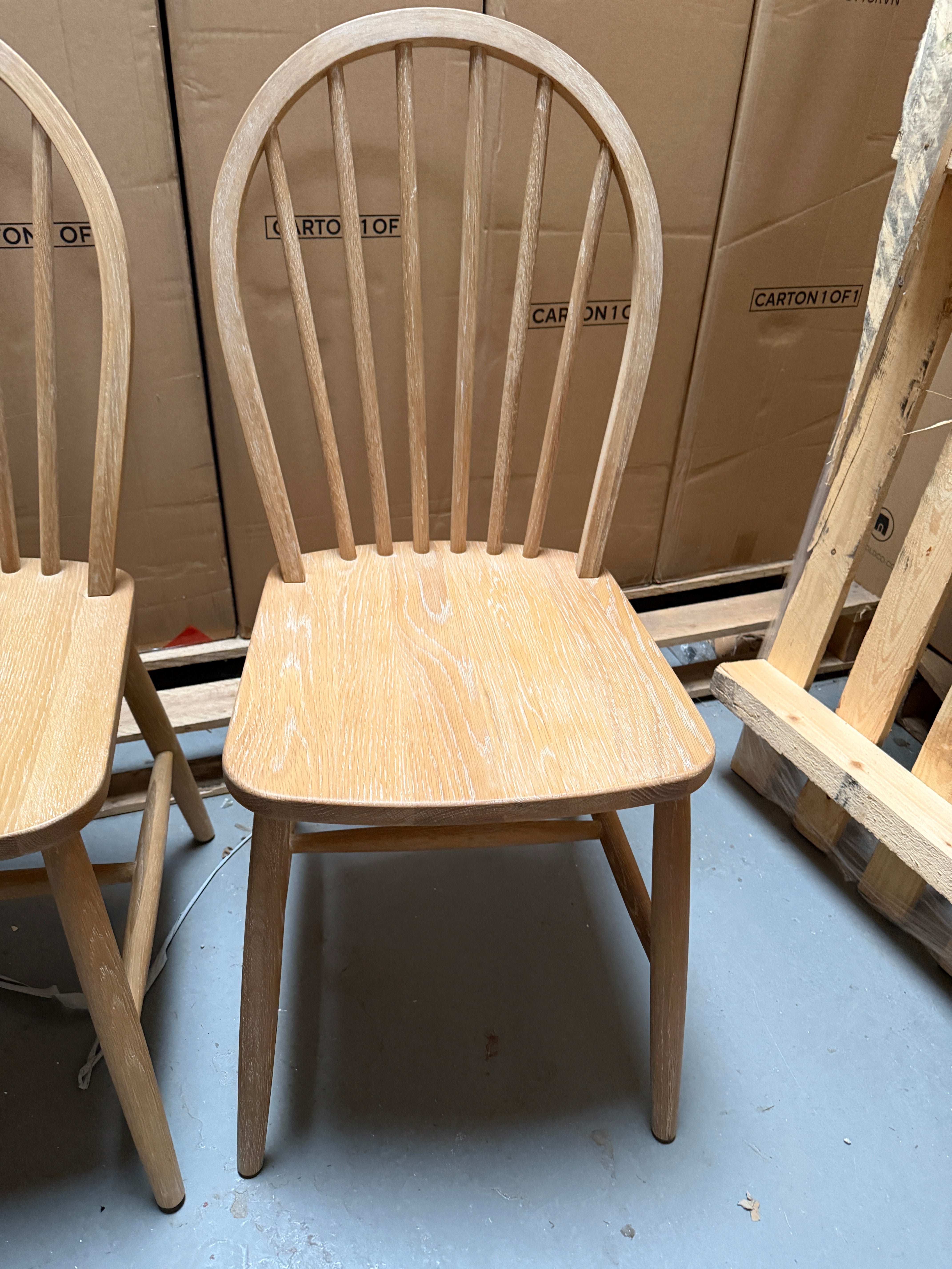 BERKELEY NORDIC OAK
Set of 4 Dining Chairs Quality Furniture Clearance Ltd