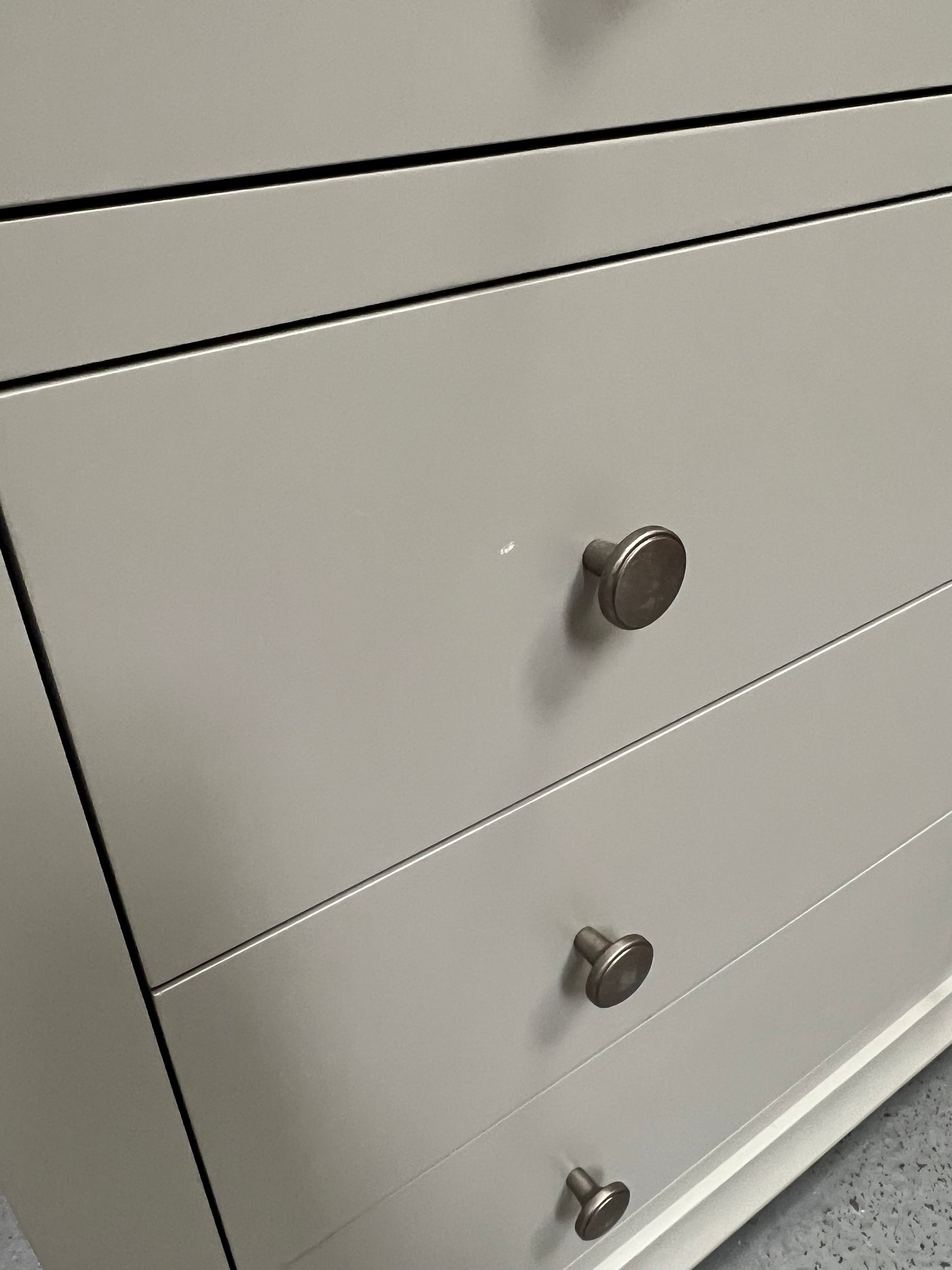 Chantilly Pebble Grey 2 Over 3 Chest furniture delivered