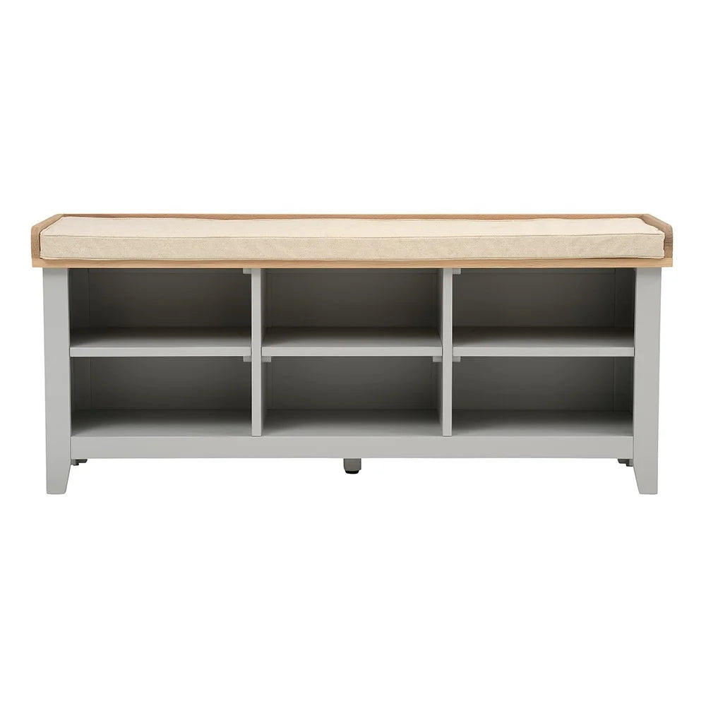 CHESTER DOVE GREY
Large Open Shoe Bench Quality Furniture Clearance Ltd