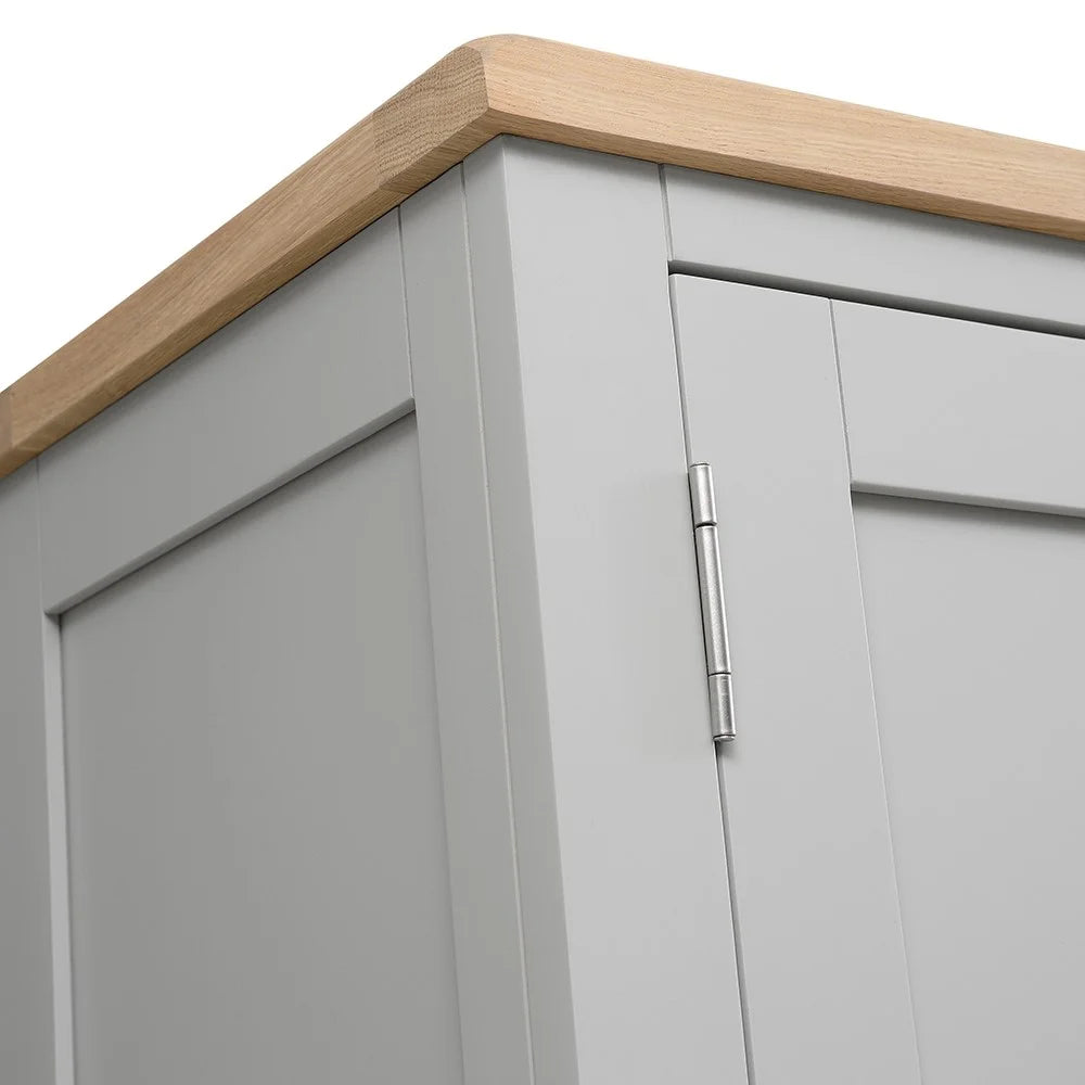 Chester Dove Grey 3 Door Hallway Cloakroom Quality Furniture Clearance Ltd