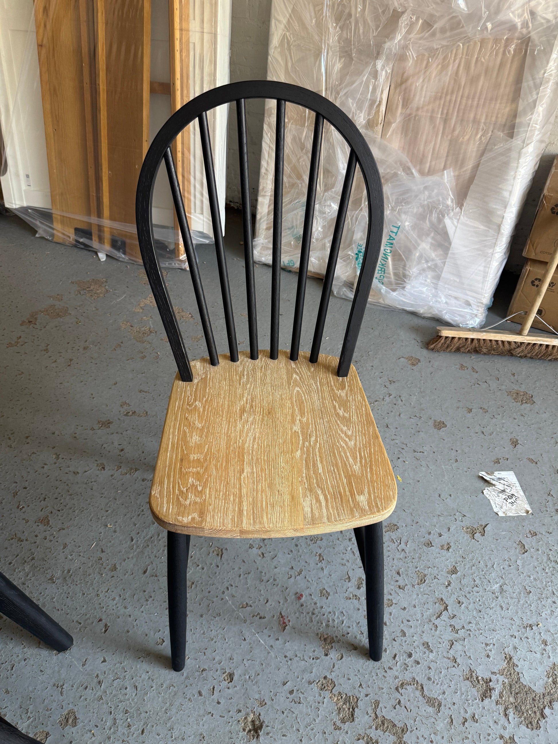 BERKELEY BLACK OAK Dining Table and 4 Chairs Quality Furniture Clearance Ltd