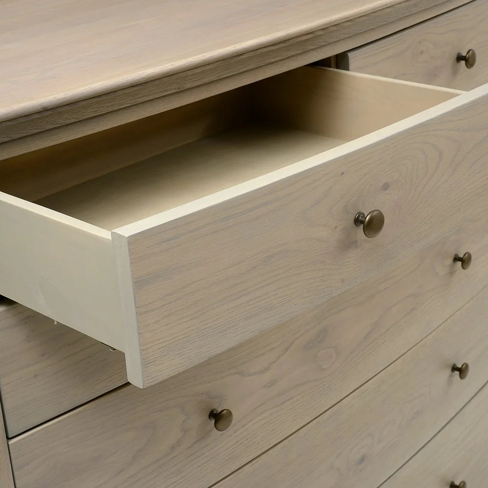 Winchcombe Smoked Oak 4 Over 3 Chest of Drawers Quality Furniture Clearance Ltd