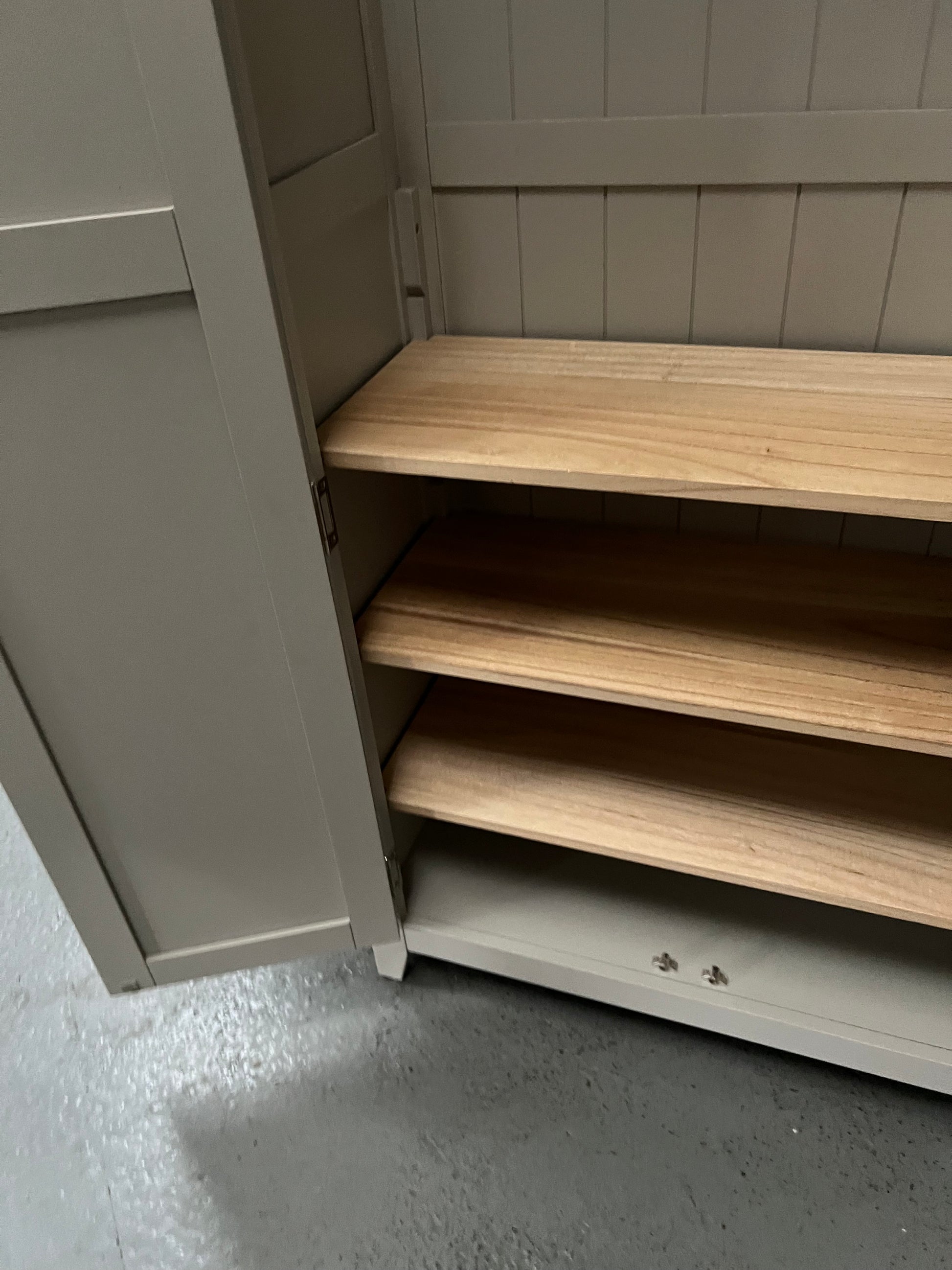 Chester Dove Grey 2 Door Hallway Cloakroom furniture delivered