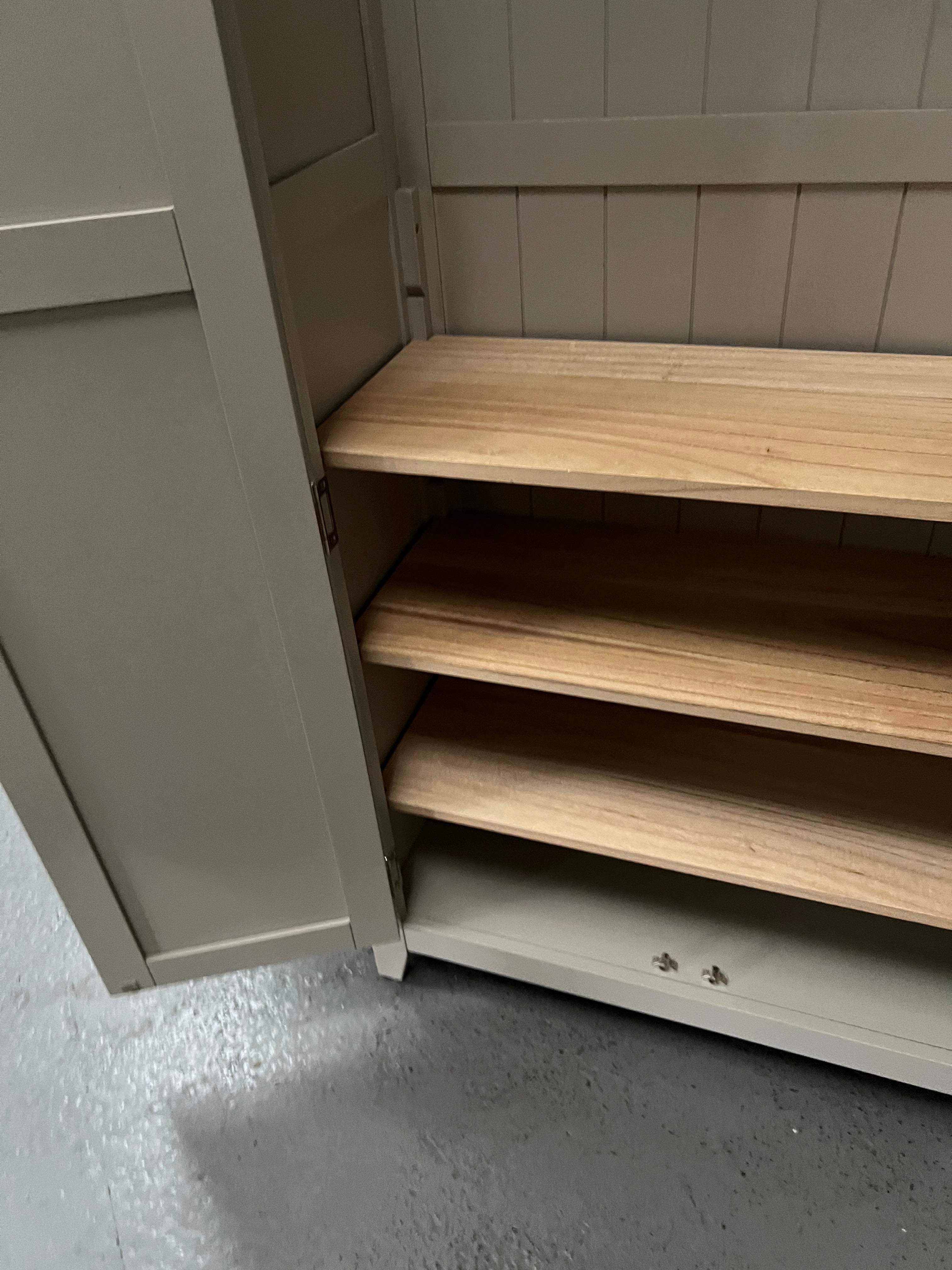 Chester Dove Grey 2 Door Hallway Cloakroom furniture delivered