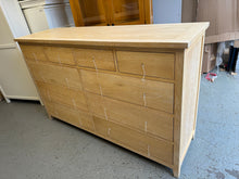 Load image into Gallery viewer, INGLESHAM WHITEWASH OAK 10 Drawer Chest Quality Furniture Clearance Ltd
