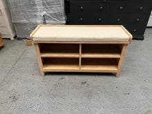 Load image into Gallery viewer, INGLESHAM WHITEWASH OAK
Shoe Storage Bench Quality Furniture Clearance Ltd
