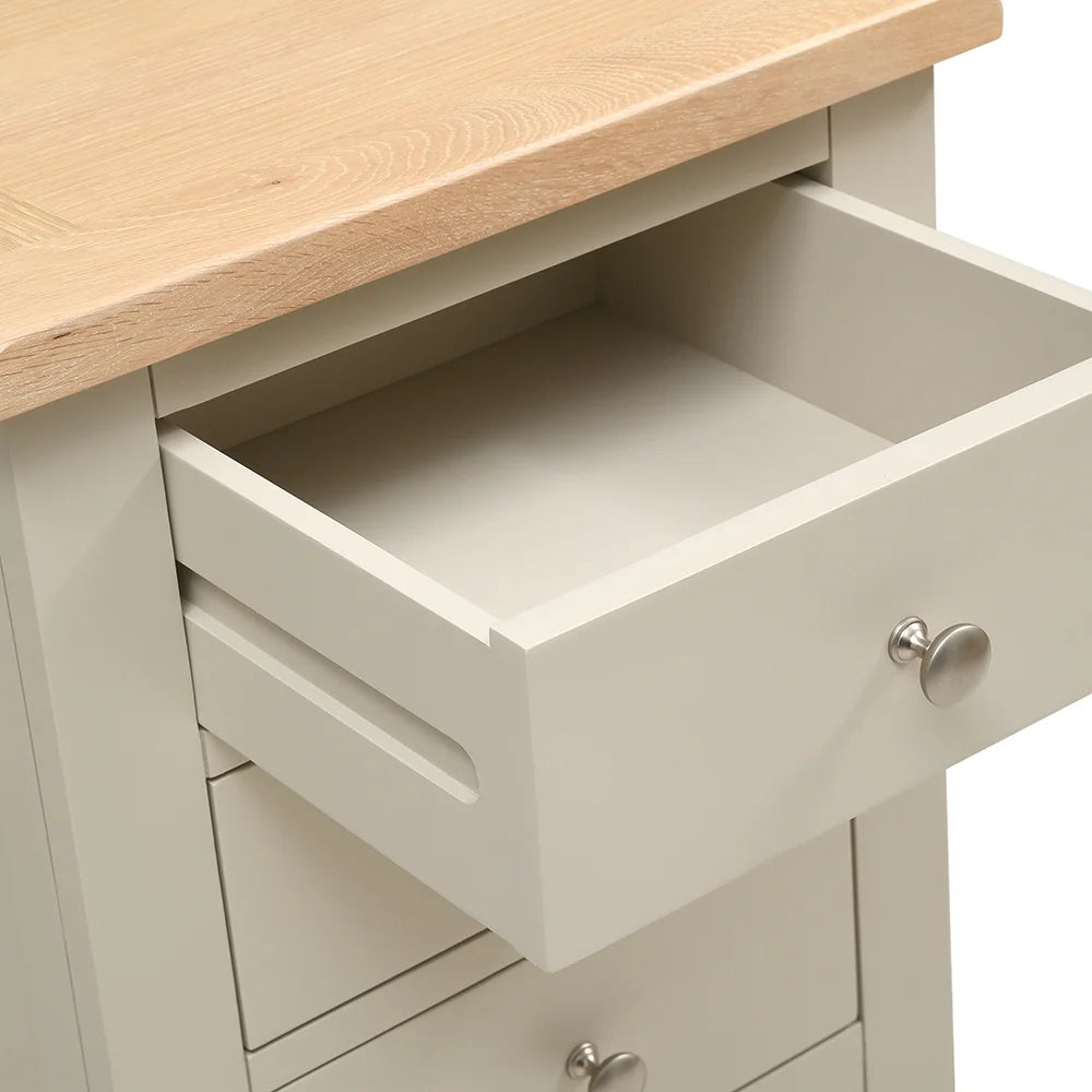 CHESTER LIMESTONE
3 Drawer Bedside Table set of 2 Quality Furniture Clearance Ltd