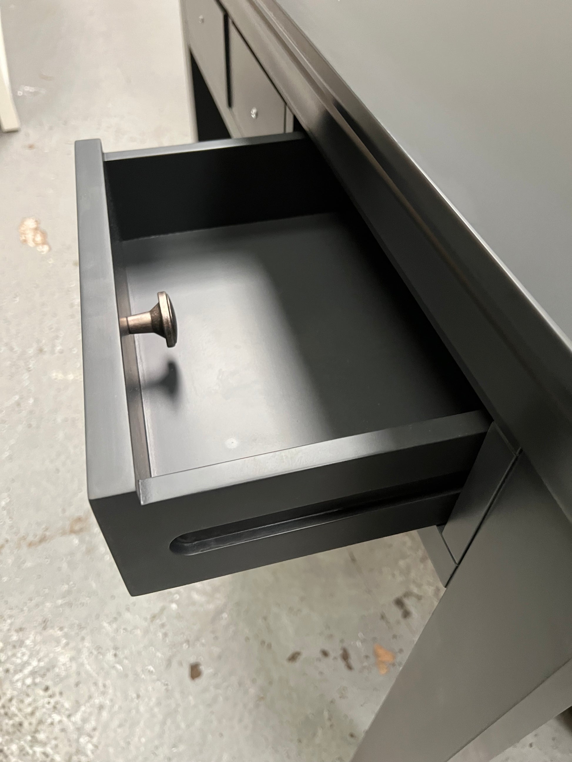 Dusky Black Console Desk furniture delivered