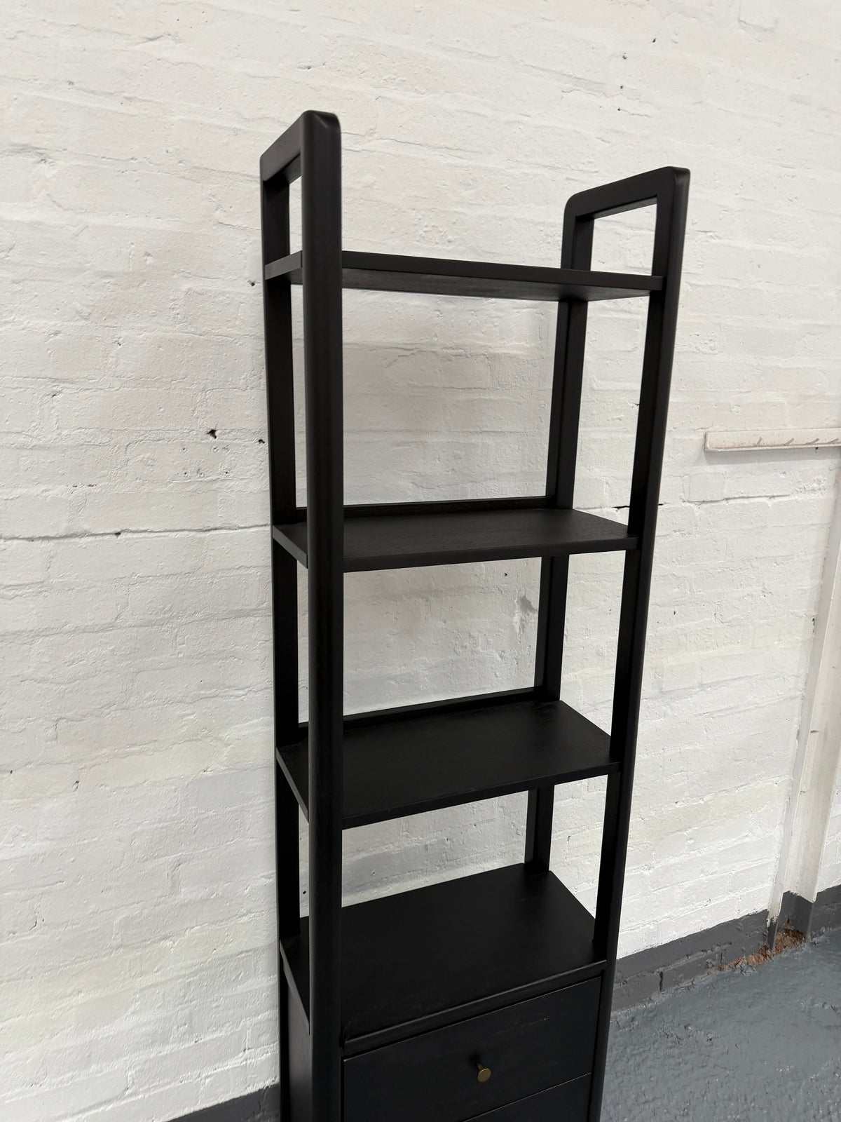 BERKELEY BLACK OAK
Slim Open Bookcase Quality Furniture Clearance Ltd
