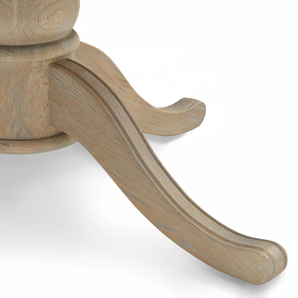 CAMILLE LIMEWASH OAK
Extending Round Dining Table Quality Furniture Clearance Ltd