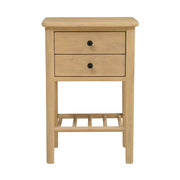 BERKELEY NORDIC OAK
2 Drawer Bedside Table Quality Furniture Clearance Ltd